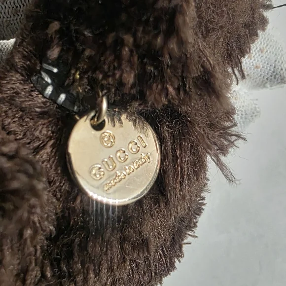 ‼️SOLD‼️ Auth Gucci Guccioli Poodles Lulu Leather Keyring/Bagcharm - Picture 7 of 9